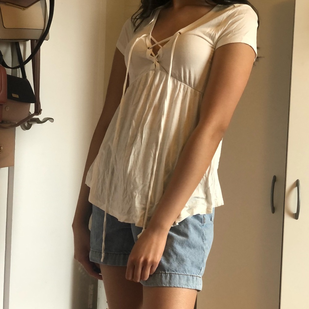 Tie-Front Shirt